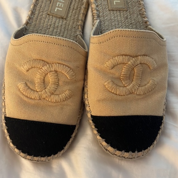 Chanel espadrilles- jean beige- seize 38 - Picture 2 of 4